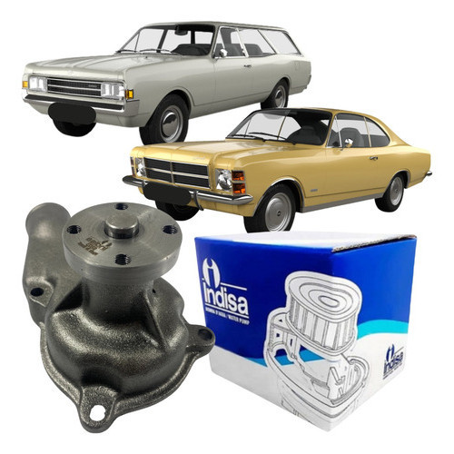 Bomba Água Indisa Gm Opala Caravan 1969 Á 1992 em Oferta na Shopee