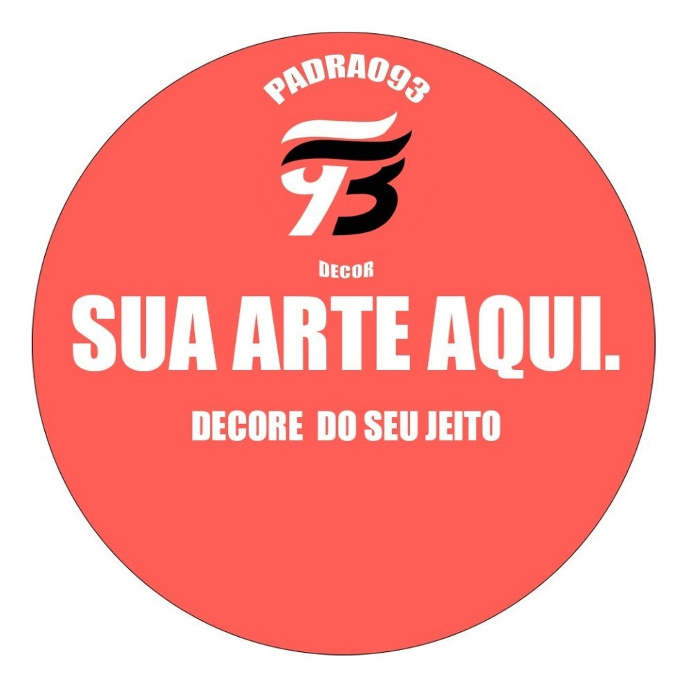 Painel Festa Redondo Sublimado 3d Tecido Personalizado 50x50