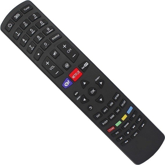 Controle Remoto Compatível Philco Ph39f33dsg  Ph39e53sg