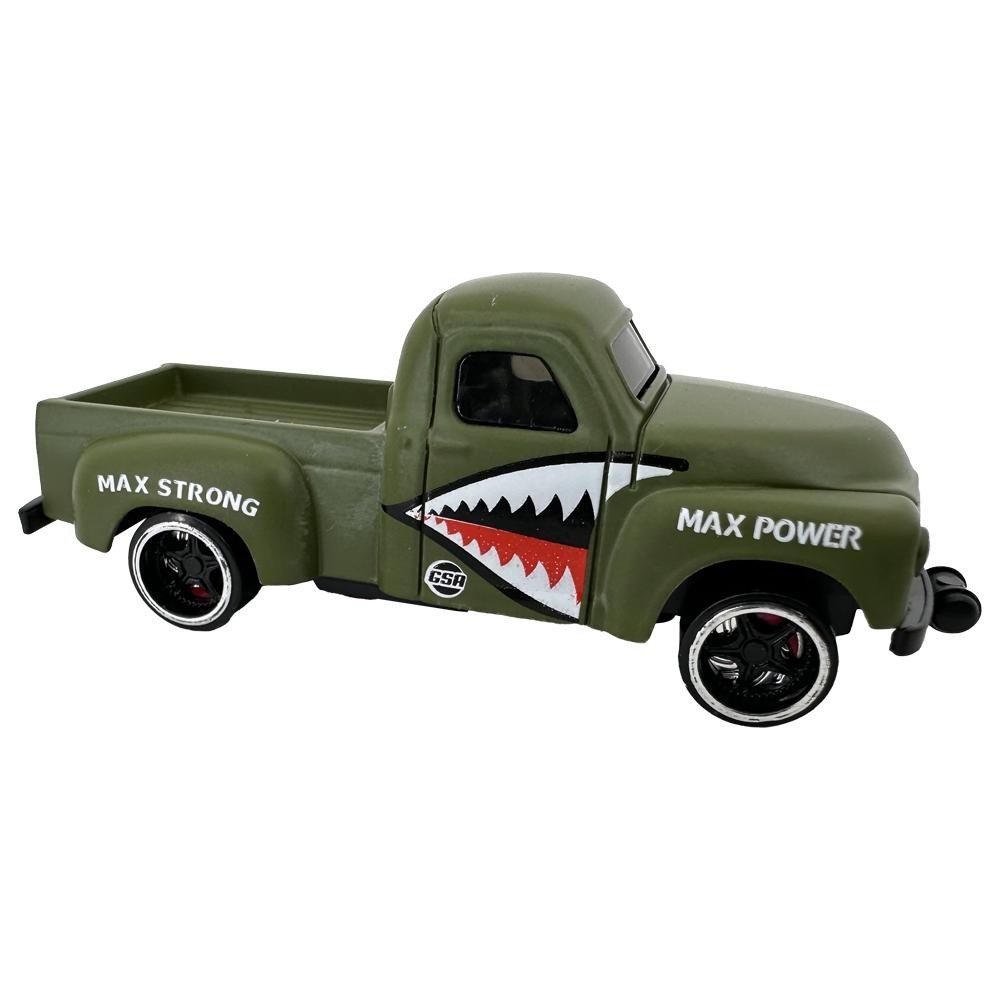 Mini Veículos Die Cast Garagem S.A. - Caminhonete Verde em Oferta na Shopee