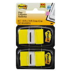 Post-it tape flags amarelo com 100 fls 3M