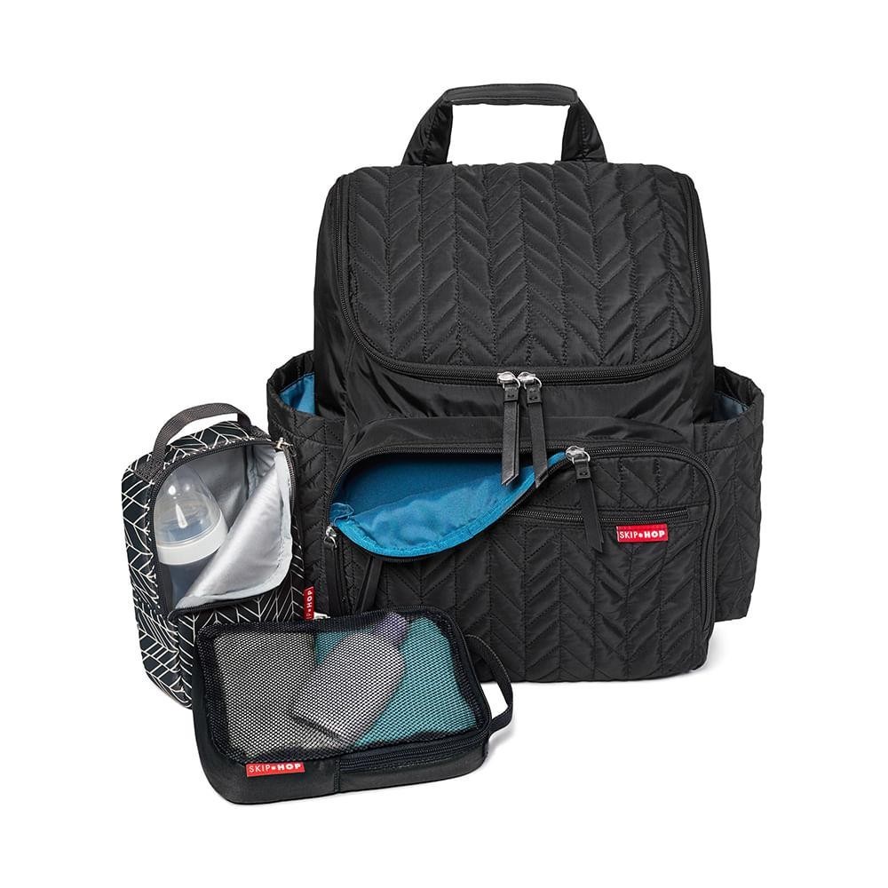 Mochila Maternidade Forma Preto Skip Hop em Oferta na Shopee