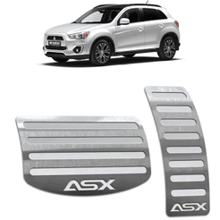 Pedaleira Mitsubishi Asx 10/16 Automático Aço Inox - Não fura o pedal