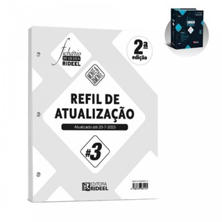 Refil de Atualização #3 - Fichário de Lei Seca Rideel – Monte & Remonte em Oferta na Shopee