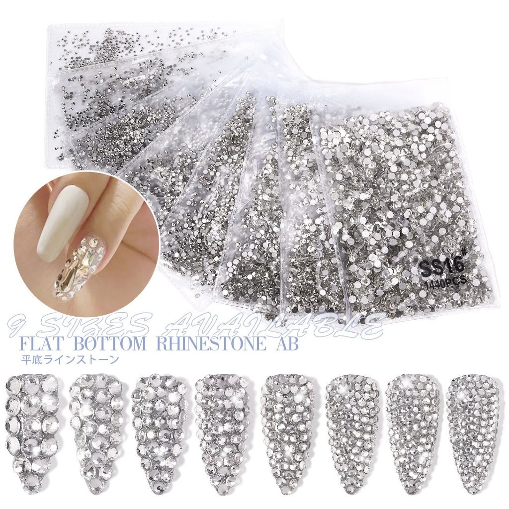 Strass Cristal Furta Cor Unhas e Artesanato Pacote com 1440 unidades