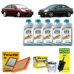 Kit Troca De Oleo E Filtros GM Vectra Astra Zafira 2.0 Flex Gt 15w40 Castrol Semisintetico Original
