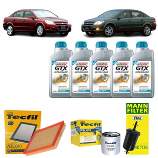 Kit Troca De Oleo E Filtros GM Vectra Astra Zafira 2.0 Flex Gt 15w40 Castrol Semisintetico Original em Oferta na Shopee
