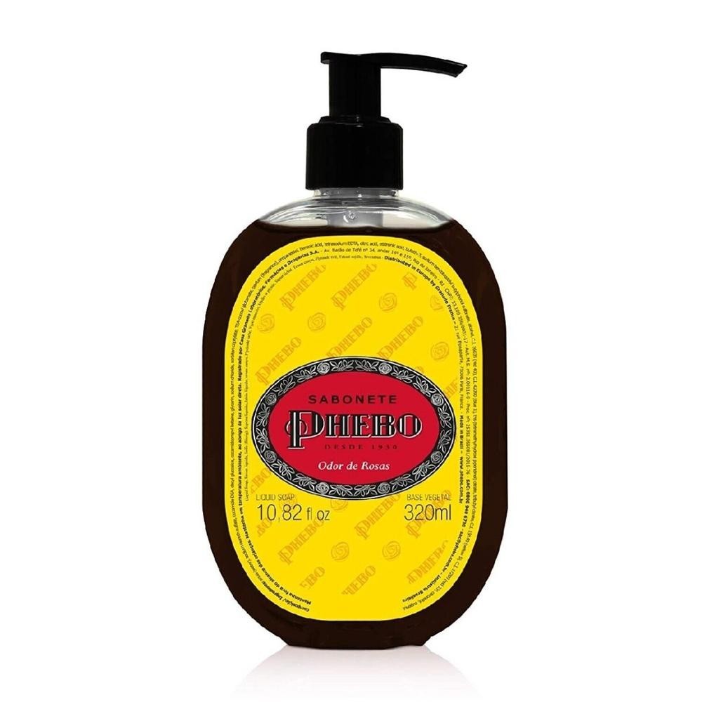 Sabonete Liquido Phebo Odor de Rosas 320ml
