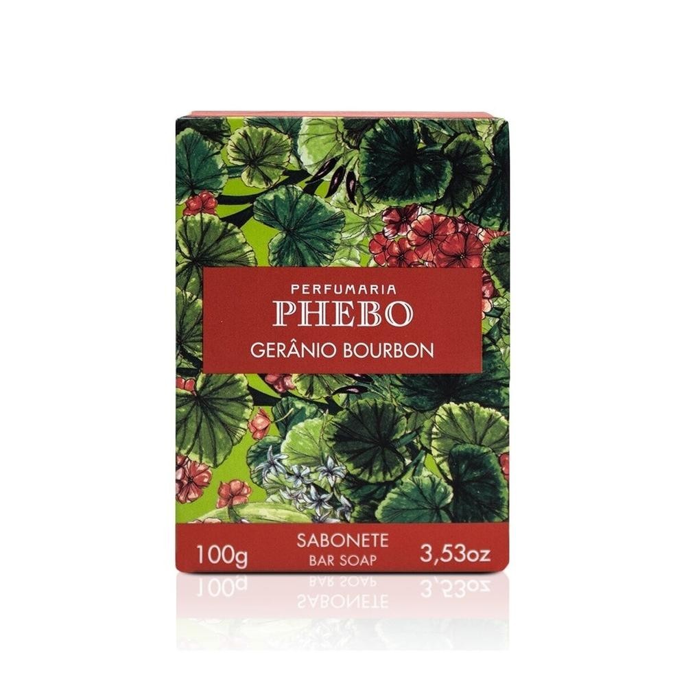 Sabonete em Barra Phebo Geranio Bourbon 100g
