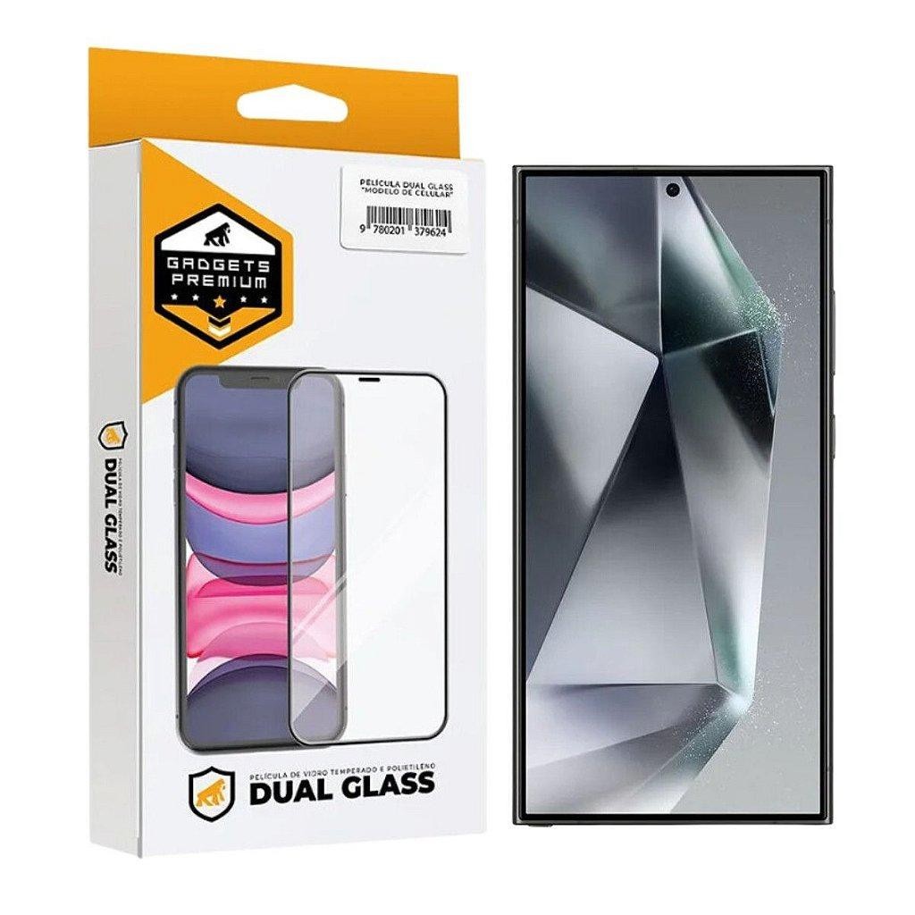 Película para Samsung Galaxy S24 Ultra - Dual Glass Preta - Gshield em Oferta na Shopee