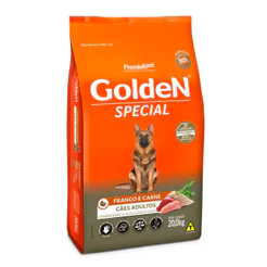 Ração Premier Golden Special Cães Adultos Frango e Carne 20kg