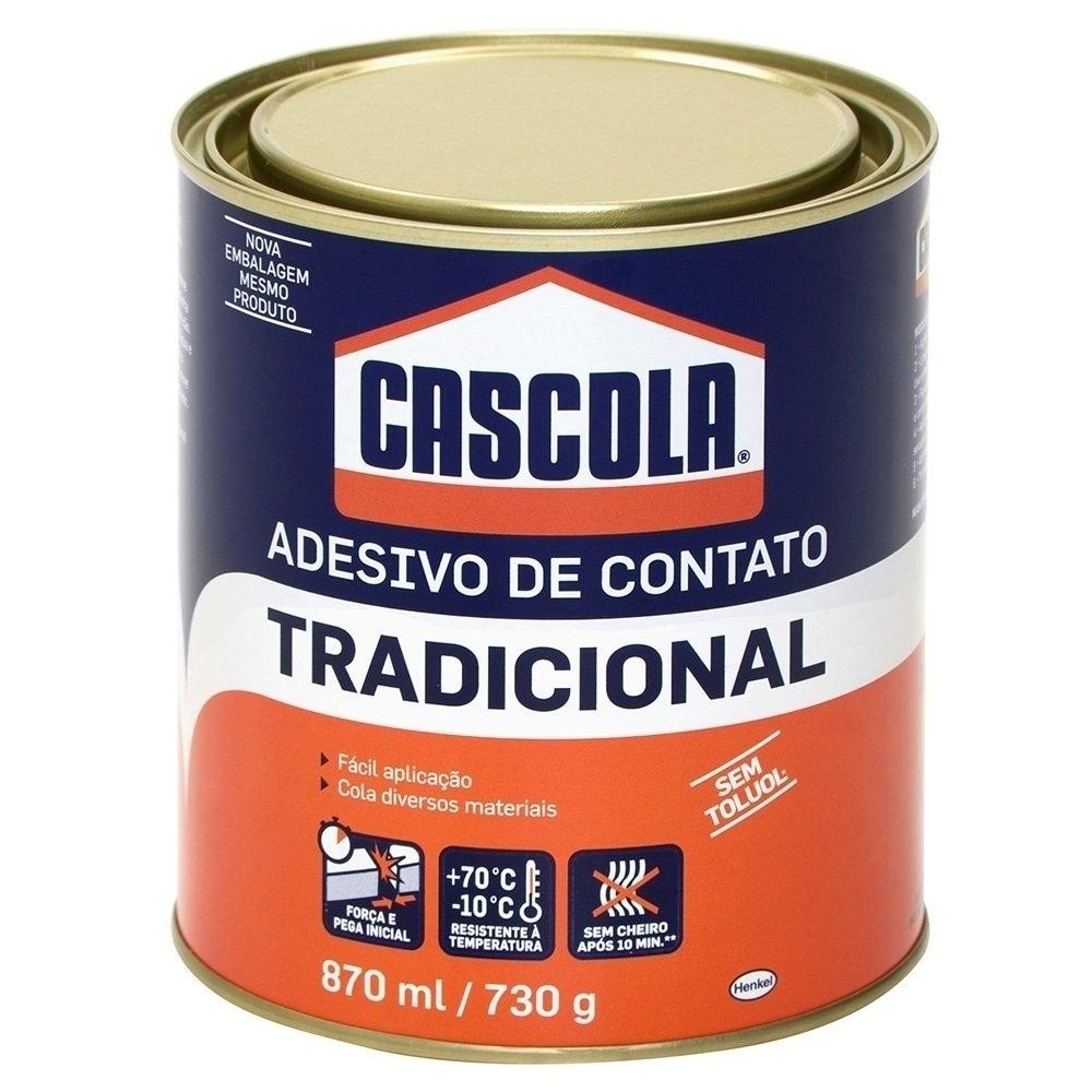 Cola Contato Cascola Tradicional sem Toluol 730g em Oferta na Shopee
