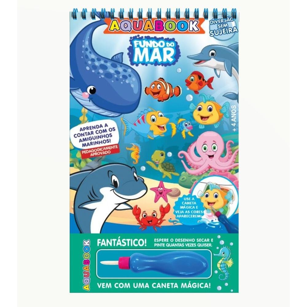 Aquabook Looney Tunes - com Caneta Mágica em Oferta na Shopee