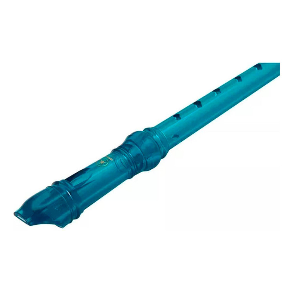 Flauta Yamaha Doce Yrs 20bb Soprano Barroca C/ Capa Cor Azul