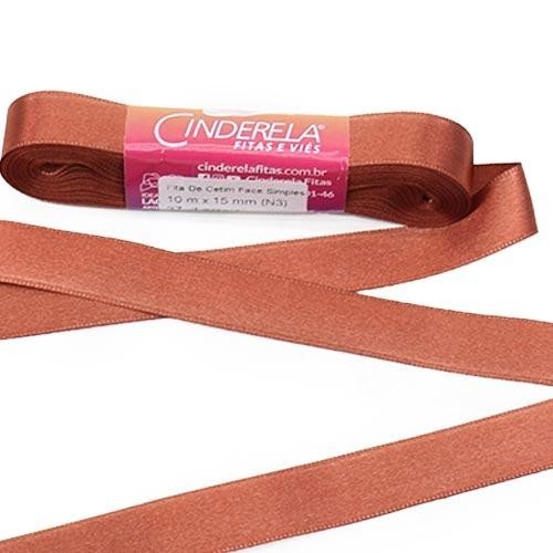 Fita de Cetim Nº 03 15mm com 10 Metros -Cinderela - 2