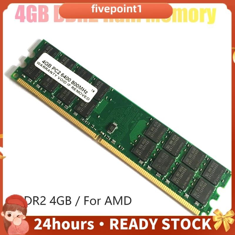 4GB DDR2 Ram De Memória 800Mhz 1.8V PC2 6400 DIMM 240 Pinos Para Placa-Mãe AMD