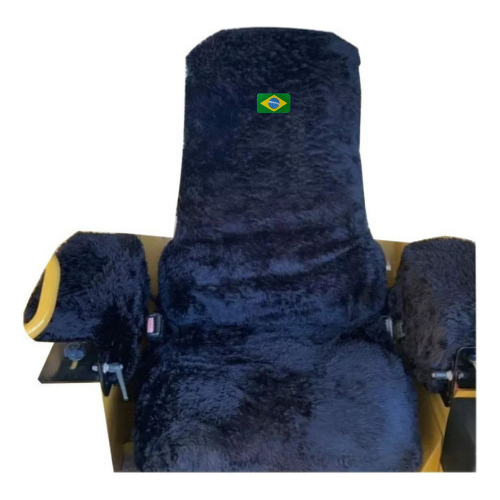 Seis Capa Banco Operador Chinil Cochinil Compatível com Retroescavadeira