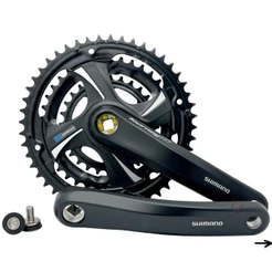 PEDIVELA SHIMANO TOURNEY TX FC-TX801 175MM PONTA QUADRADA - COROAS 48/38/28 - 3X7V / 3X8V