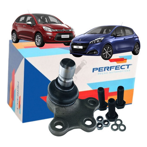 Pivo Bandeja Dianteira Perfect 208 1.5 / 1.6 / 1.2 2013 a 2019 C3 1.5 / 1.6 / 1.2 2013 a 2019 em Oferta na Shopee