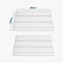02 Prateleiras Geladeira Continental RFct470 Grade