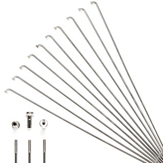 Jogo Raio 290 X 2.0mm Bicicleta Cromado Inox 72 Un C/ Niples em Oferta na Shopee