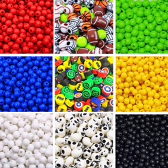 Kit de Miçangas Menino Pulseiras 1000Pçs Herois Emborrachados