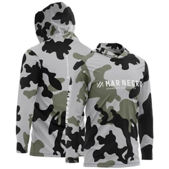 Camiseta x Protection Sublimada Camuflada - Mar Negro