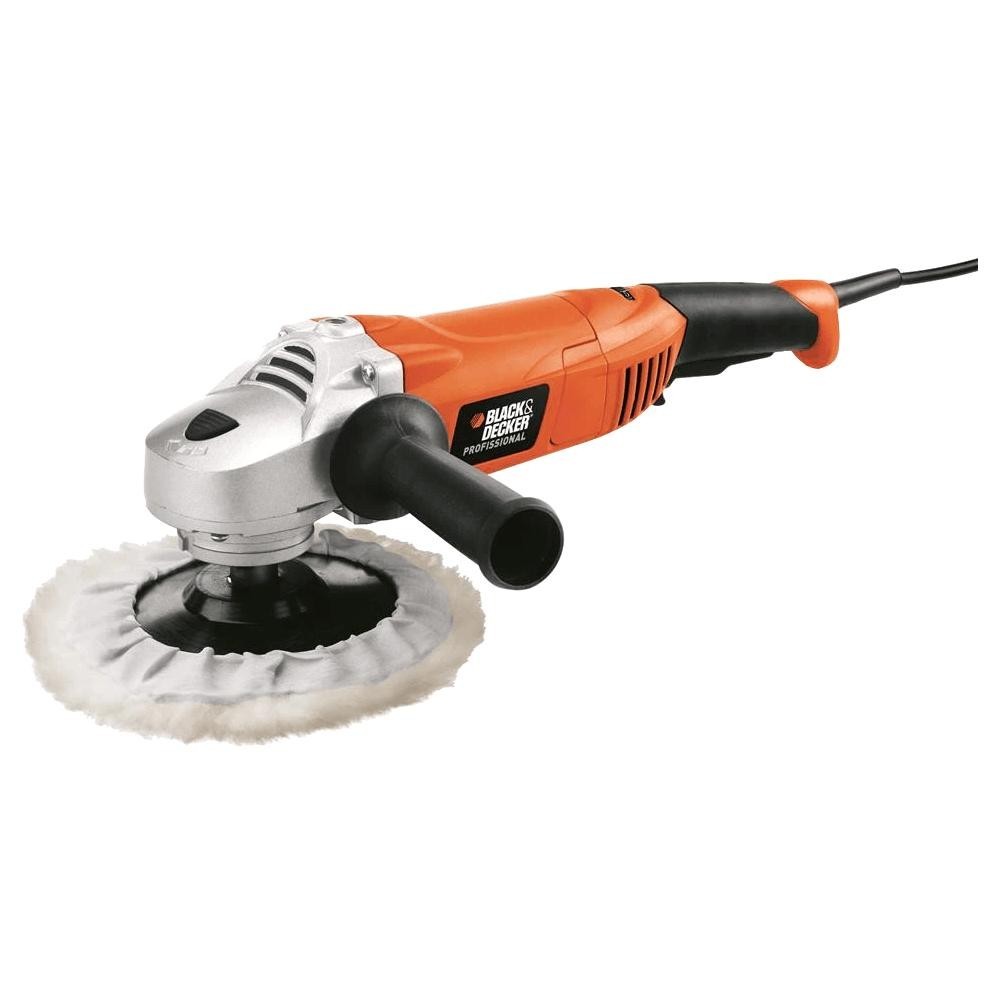 Politriz Angular Black + Decker 7” 1300W, com Maleta - WP1500K-B2 220V em Oferta na Shopee