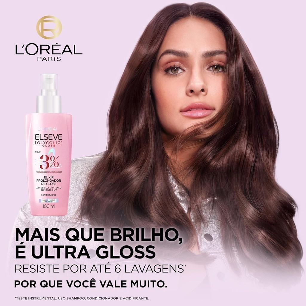 ELSEVE Brilho Capilar Prolonga Soro Etanol Gloss Por 30ML