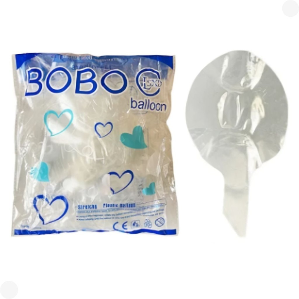 Balão Transparente Bobo Balloon 26Cm Pacote BL4001 - Yoss em Oferta na Shopee