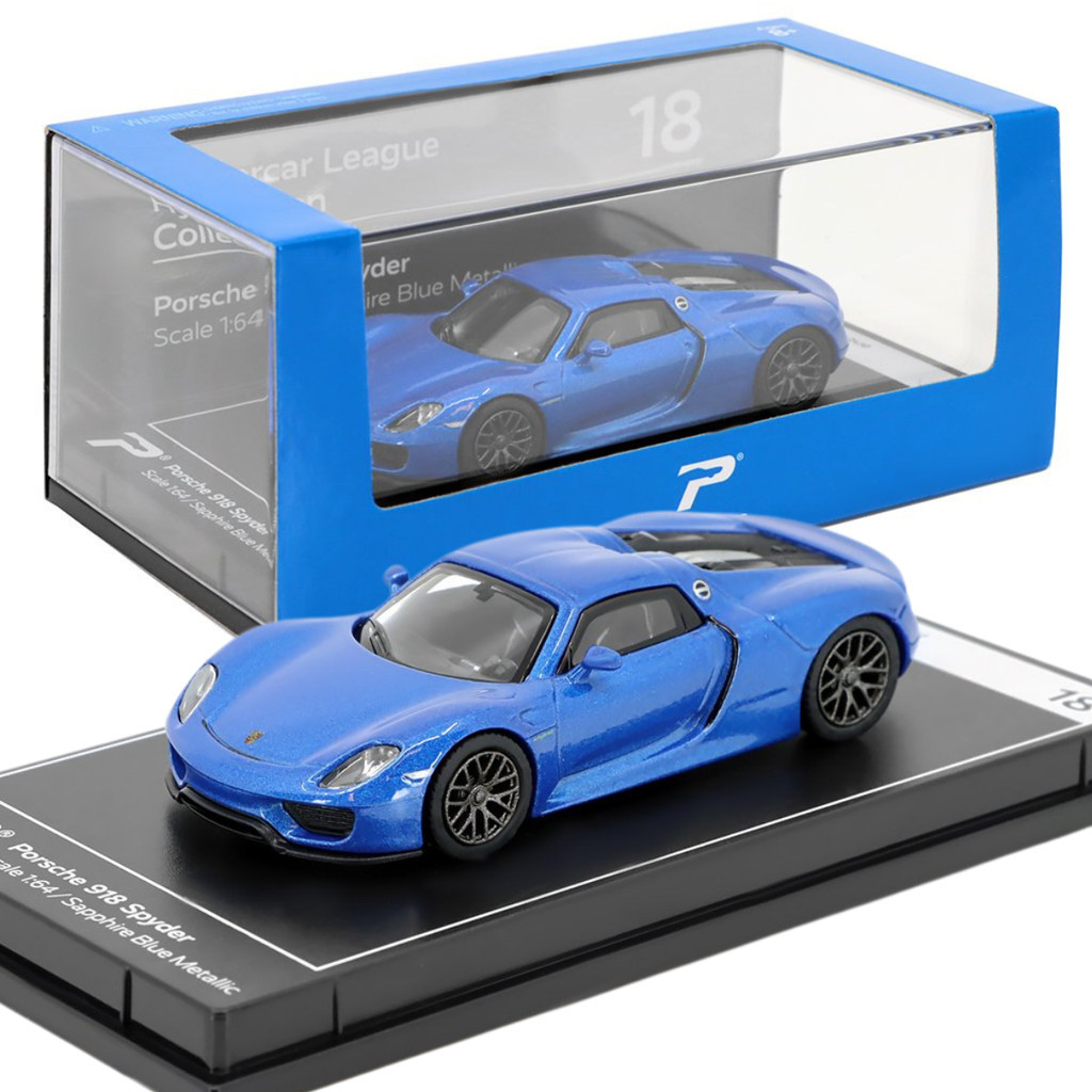 Miniatura Porsche 918 Spyder 1/64 Acrílico PosterCars em Oferta na Shopee