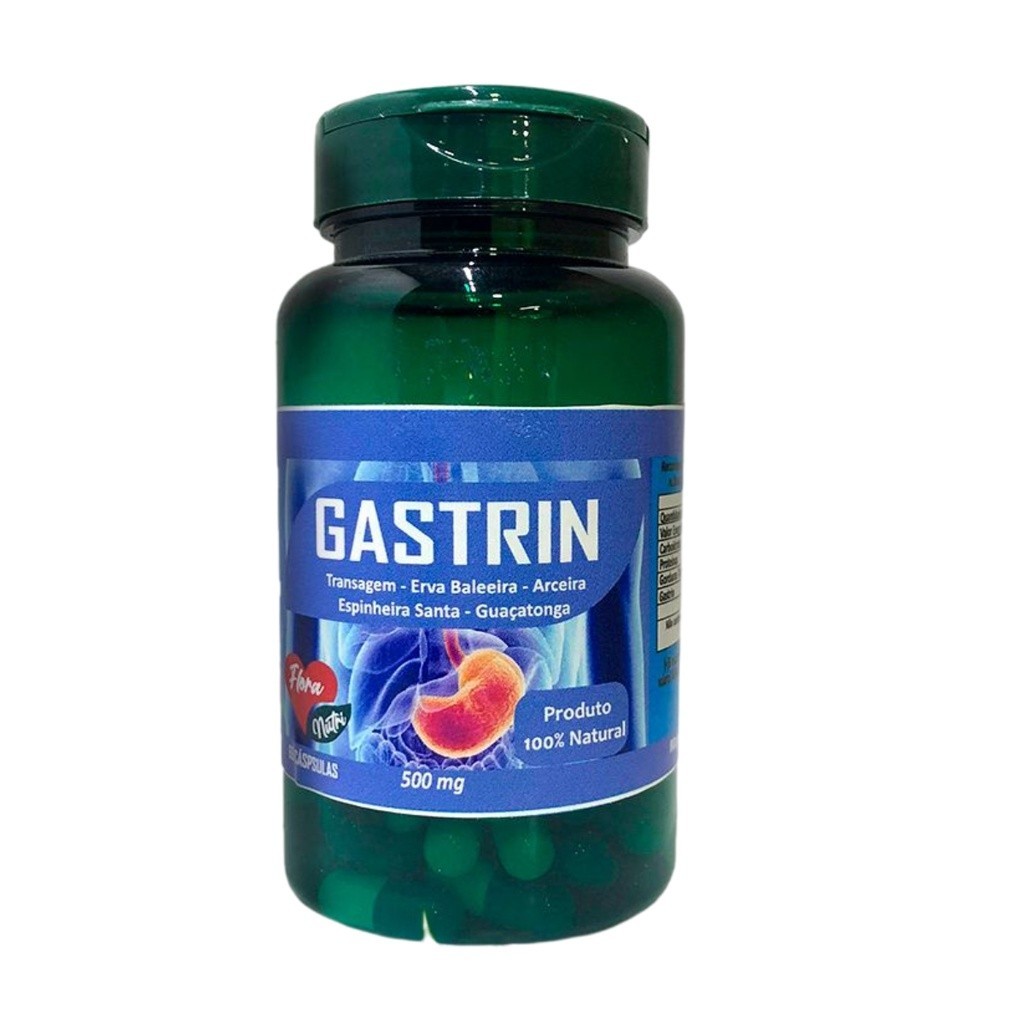 Gastrin 60 Cap De 500mg  Gastrite  Refluxo