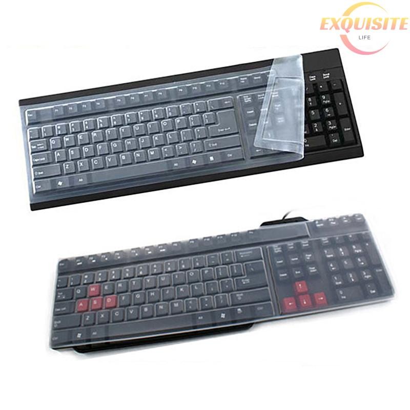 [EL] Novo 1 Peça Capa Universal De Silicone Para Teclado De Computador De Mesa De Filme Protetor De Pele Nova