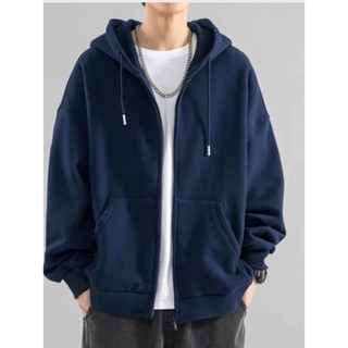 Blusa Moletom com Ziper Masculina Flanelada Bolso Canguru Lisa em Oferta na Shopee