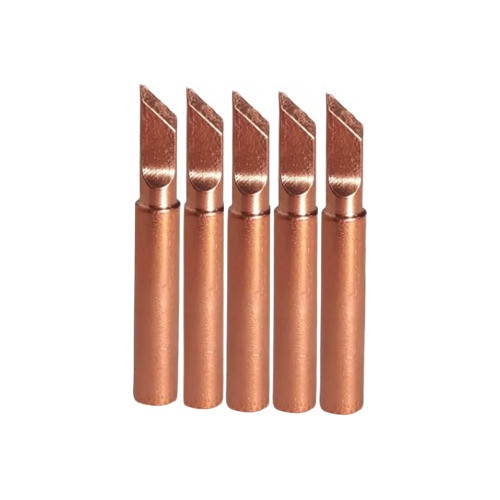 Ponta De Cobre 100% Tipo Faca 900m-t-k Ferro Solda - 5 Peças em Oferta na Shopee