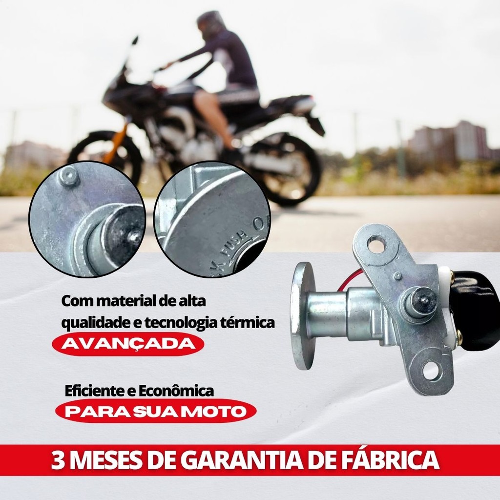 Chave De Ignição Miolo Para Yamaha Crypton 115 2010 Até 2016 — imagem 2 de 2