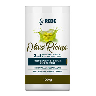 Creme Para Pentear By Rede 2 Em 1 Oliva + Rícino 1kg em Oferta na Shopee