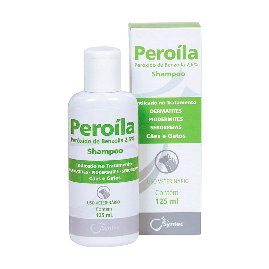 Shampoo Dermatológico Peroíla 125ml p/ Cães e Gatos - Syntec