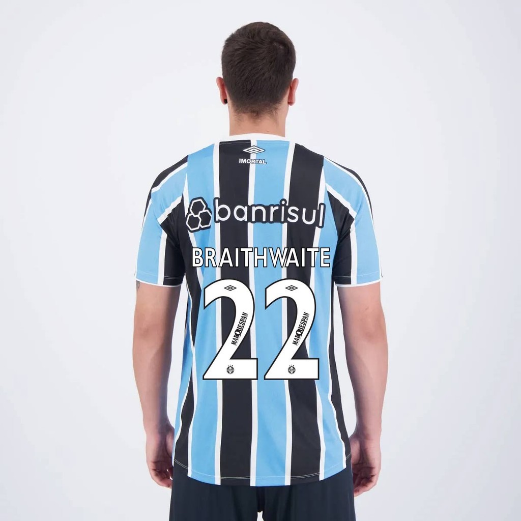 Camisa Umbro Grêmio I 2024 22 Braithwaite