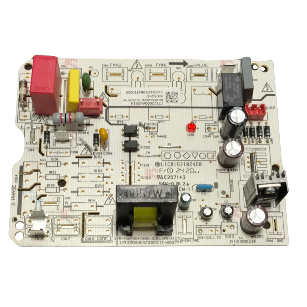 PLACA DA CONDENSADORA MIDEA 22K 38TFCI22S5 17122000A42914