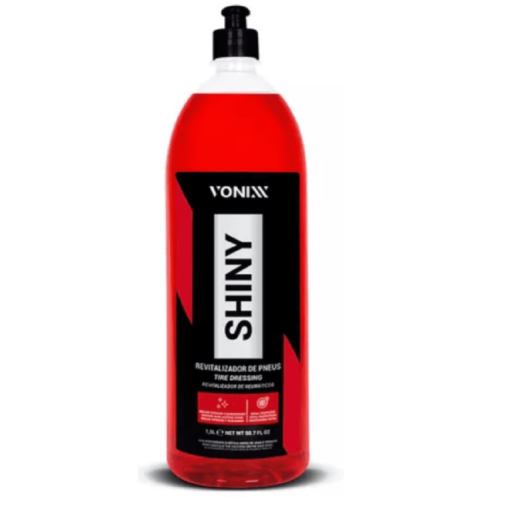 Shiny Revitalizador Pneu Pretinho Longa Duracao - Vonixx Cor Vermelho em Oferta na Shopee