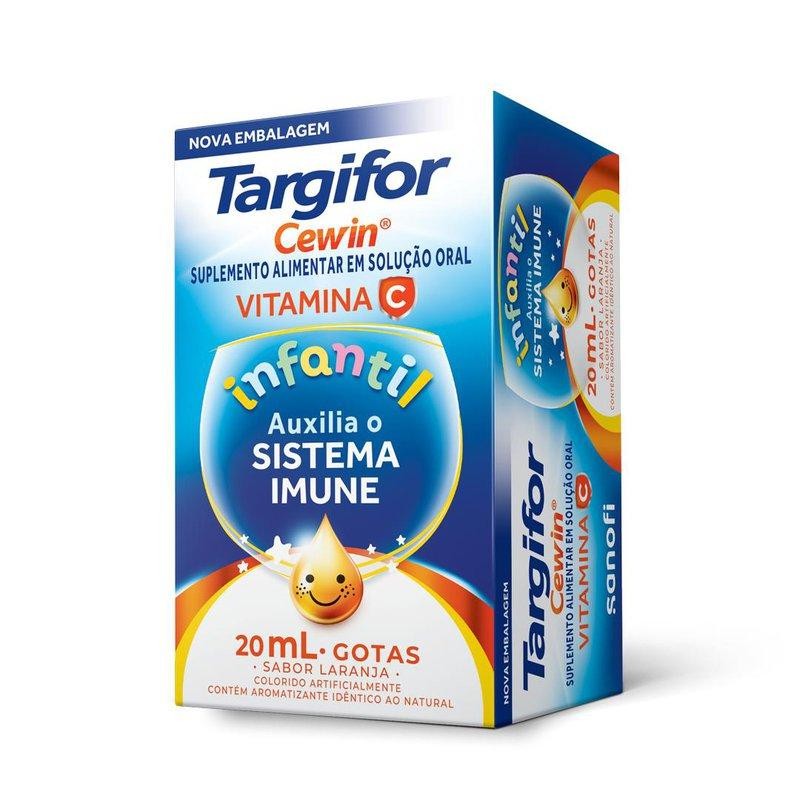 Suplemento Alimentar Targifor Cewin Infantil Solução Gotas Sabor Laranja 20ml em Oferta na Shopee