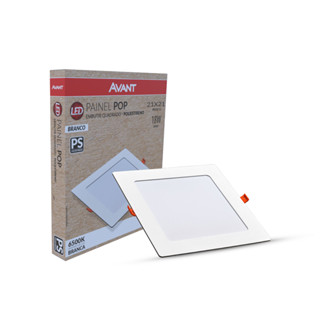 Painel Led Pop Quadrado Embutir 18w 6500k 21x21 Br Avant em Oferta na Shopee