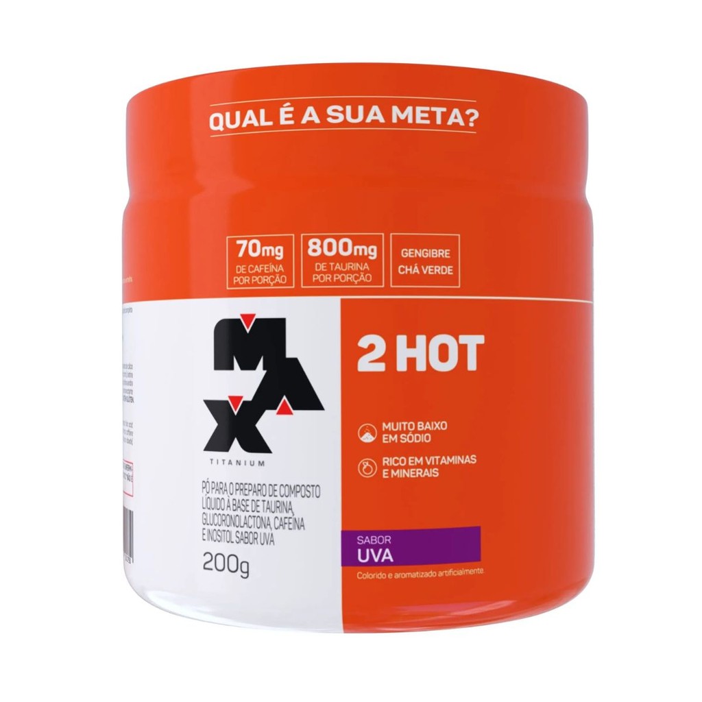 2 Hot Termogênico 200g - Max Titanium