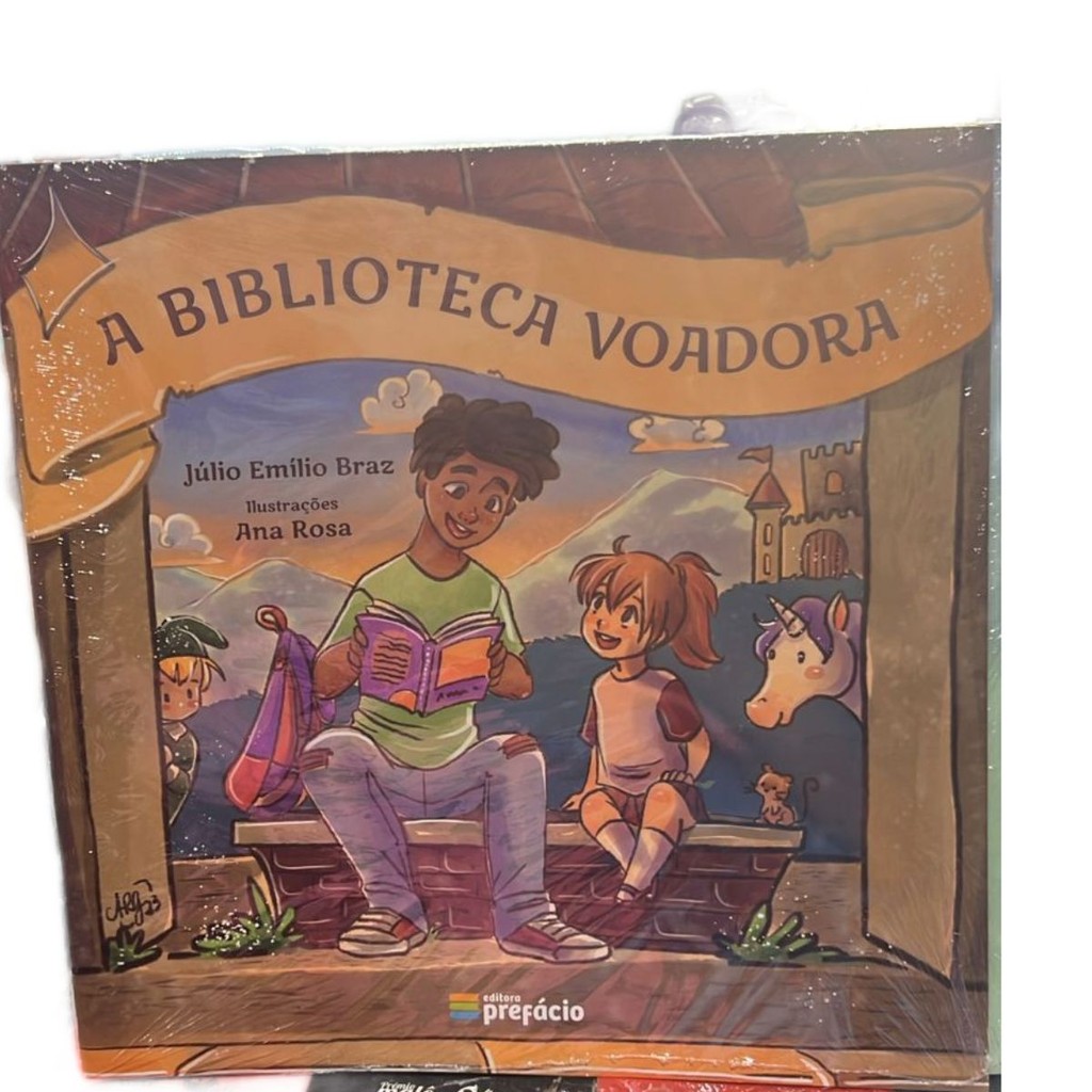 A BIBLIOTECA VOADORA, Autor Júlio Emílio Braz