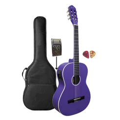 Violão Giannini Ny Elétrico N-14 EQ PPS Purple Satin + Capa