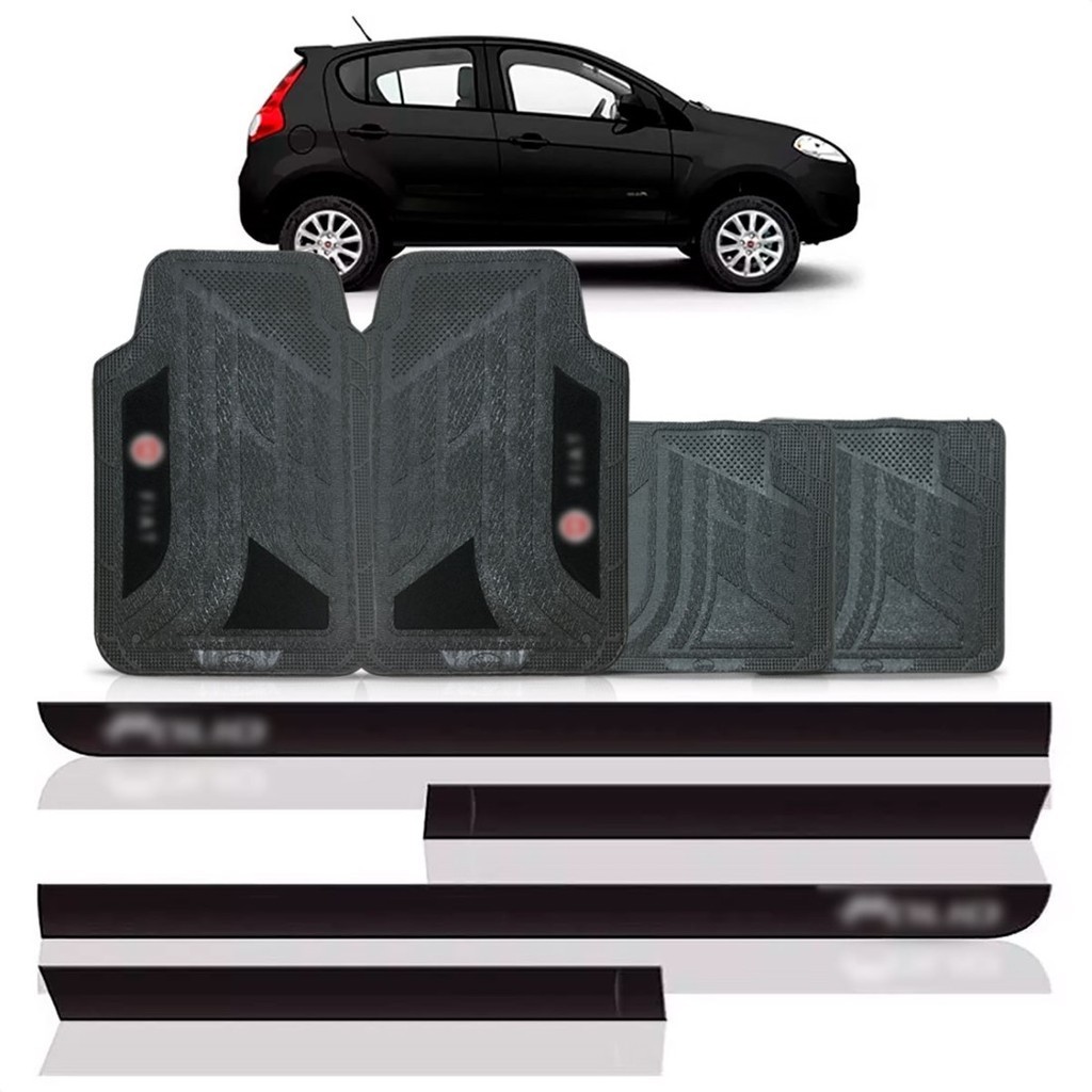FRISO LATERAL PALIO 12 A 2018 4P PERSONALIZADO + JOGO TAPETE