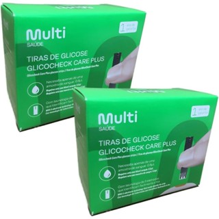 Kit 100 Tiras De Glicemia Care Plus Glicocheck - Multi em Oferta na Shopee