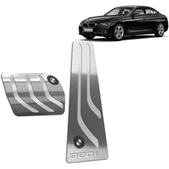 Pedaleira Bmw 320i 12/18 Automático Aço Inox - Não fura o pedal