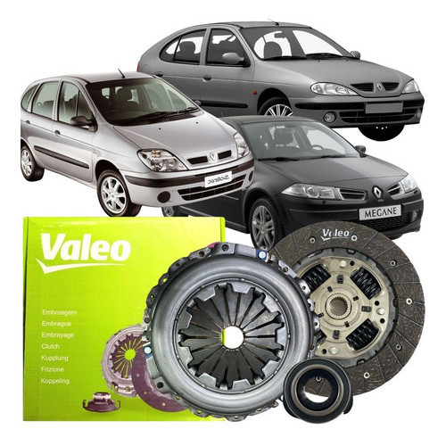 Kit Embreagem Completo Valeo Renault Scenic Megane K7m K4m em Oferta na Shopee